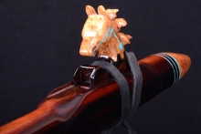 Macassar Ebony Native American Flute, Minor, Low E-4, #H25A